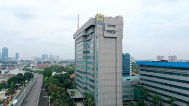 Gedung PLN Kantor Pusat di daerah Kebayoran Baru, Jakarta Selatan.