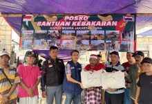 WEGE Salurkan Bantuan ke Masyarakat Korban Terdampak Kebakaran