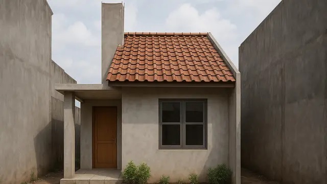Rumah Sederhana untuk Lahan Terbatas