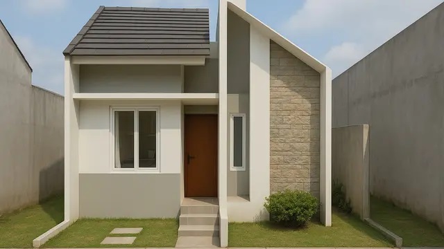 Rumah Sederhana untuk Lahan Terbatas