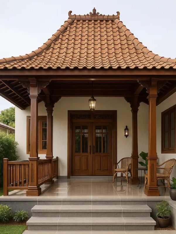 Teras Rumah Limasan Modern